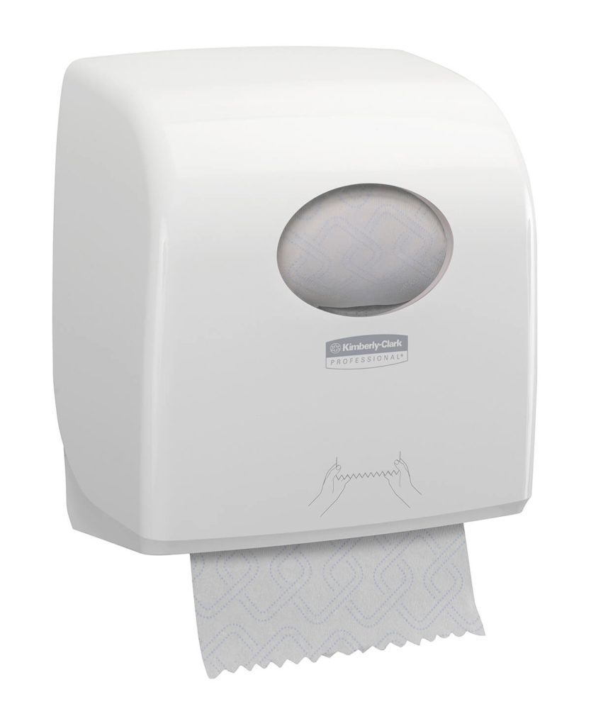 7955 Диспенсер для рулонных бумажных полотенец AQUARIUS SLIMROLL, белый