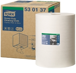 Материал протирочный нетканый Tork Premium W1/W2/W3, 1-сл, 280л, 38*24см, белый
