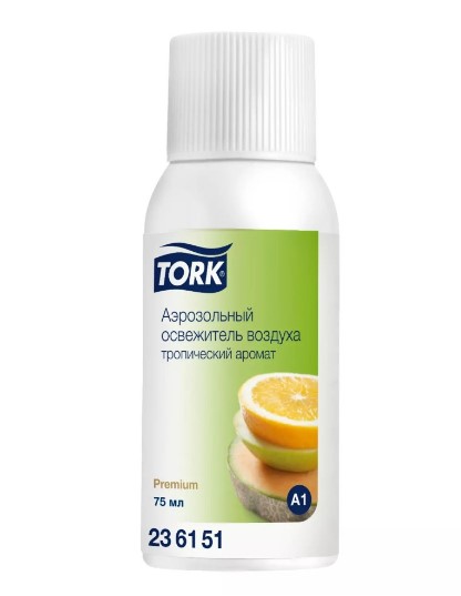 Tork аэрозольный освежитель воздуха, тропический аромат (доступен с 26.07.2023) — изображение 2