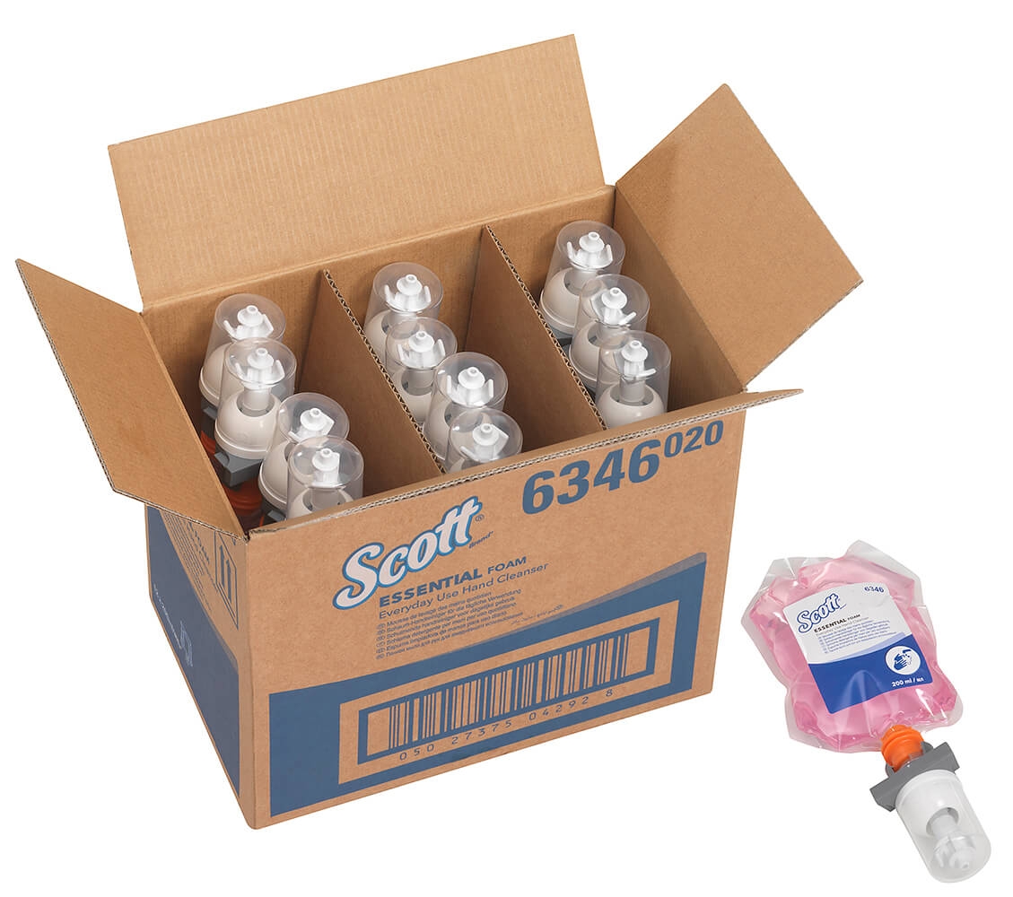 Scott® ESSENTIAL™ Everyday Use Пенное моющее средство для рук для ежедневного использования - Картридж / Розовый /200мл — изображение 7