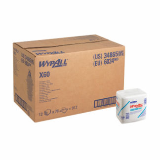 6034 WypAll® X60 General Clean - Сложение в 1/4 / Белый
