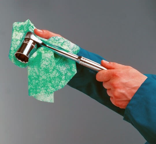 Материал протирочный влажный Wypall Cleaning, 27*27см, 50л, туба, зеленый, 6шт/упак — изображение 3