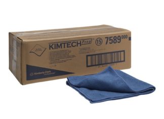 Салфетка из микрофибры полировочная Kimtech Prep,40*40см,синяя,25шт/уп
