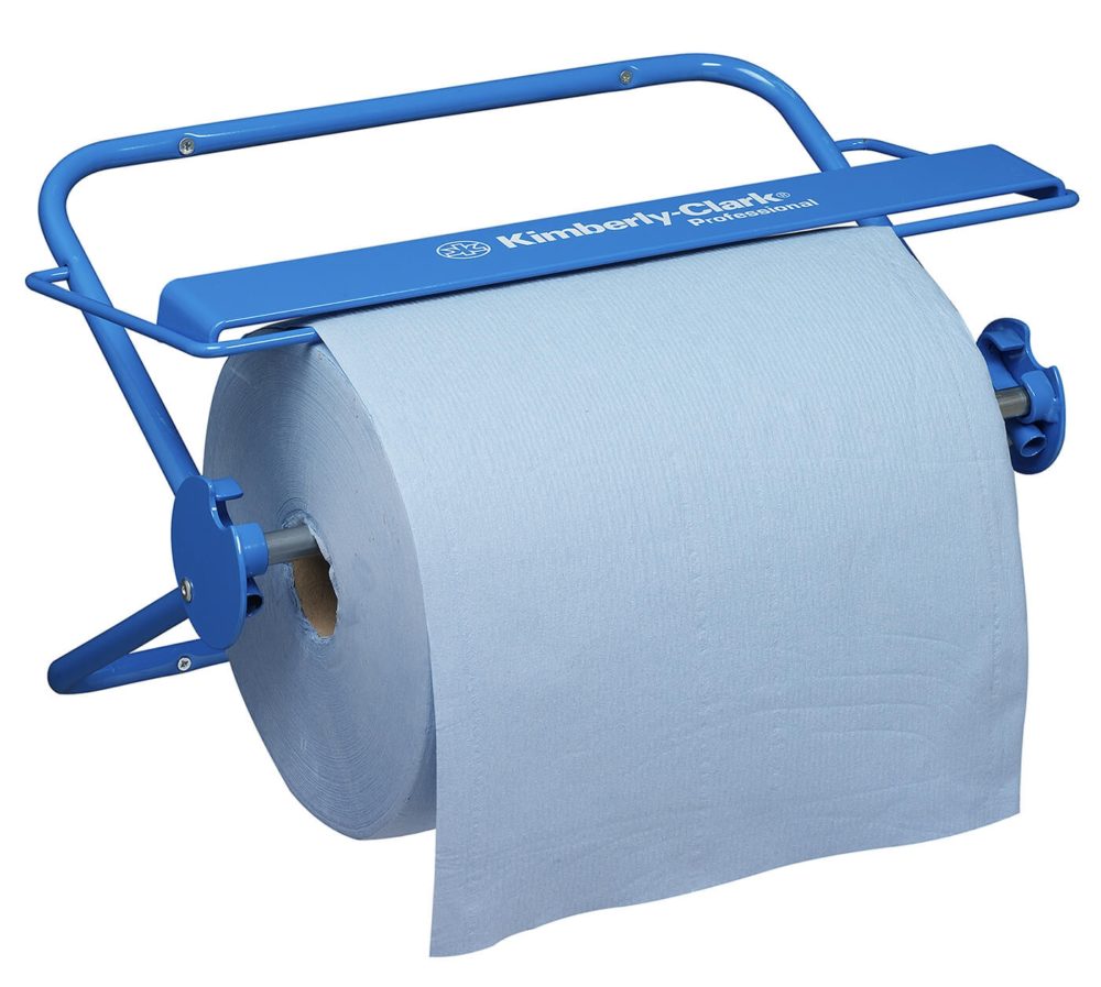 Диспенсер для больших рулонов Kimberly-Clark, настенный, голубой — изображение 4