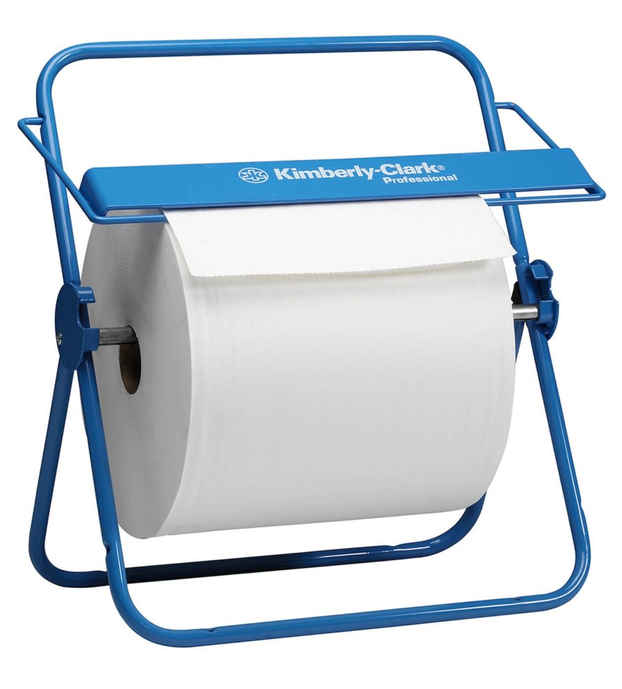 Диспенсер для больших рулонов Kimberly-Clark, настенный, голубой — изображение 5