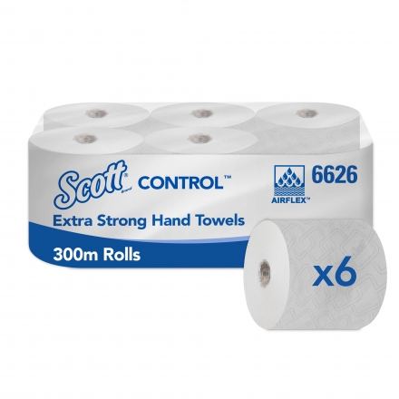 6626 Scott Control Extra Strong, 6 рулонов по 300м, 1-сл