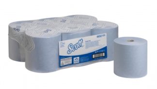 Scott Essential полотенца для рук синий, 6 рулонов по 350м, 1-сл