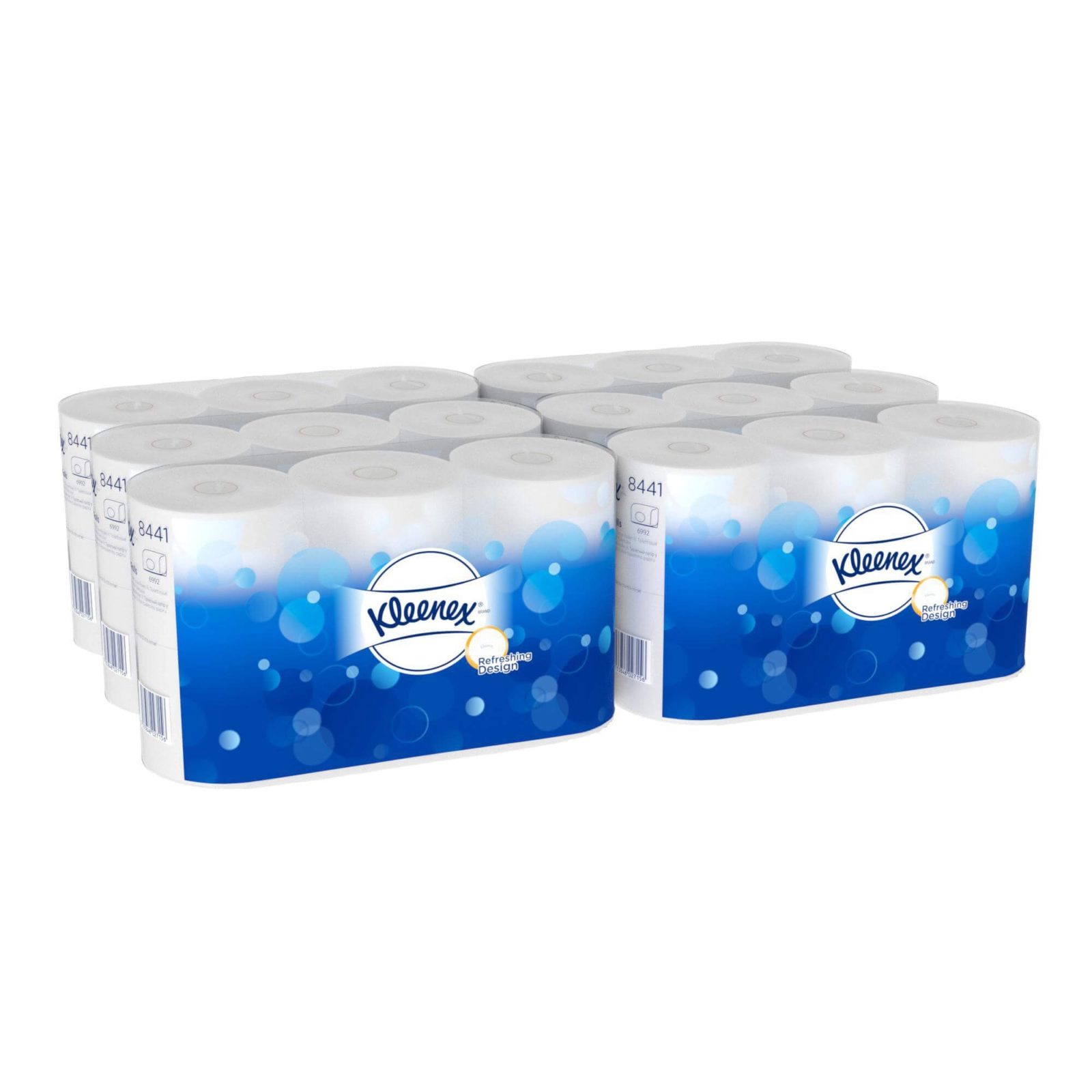 Туалетная бумага в стандартных рулонах Kleenex двухслойная (36 рулонов по 72 метра) — изображение 9