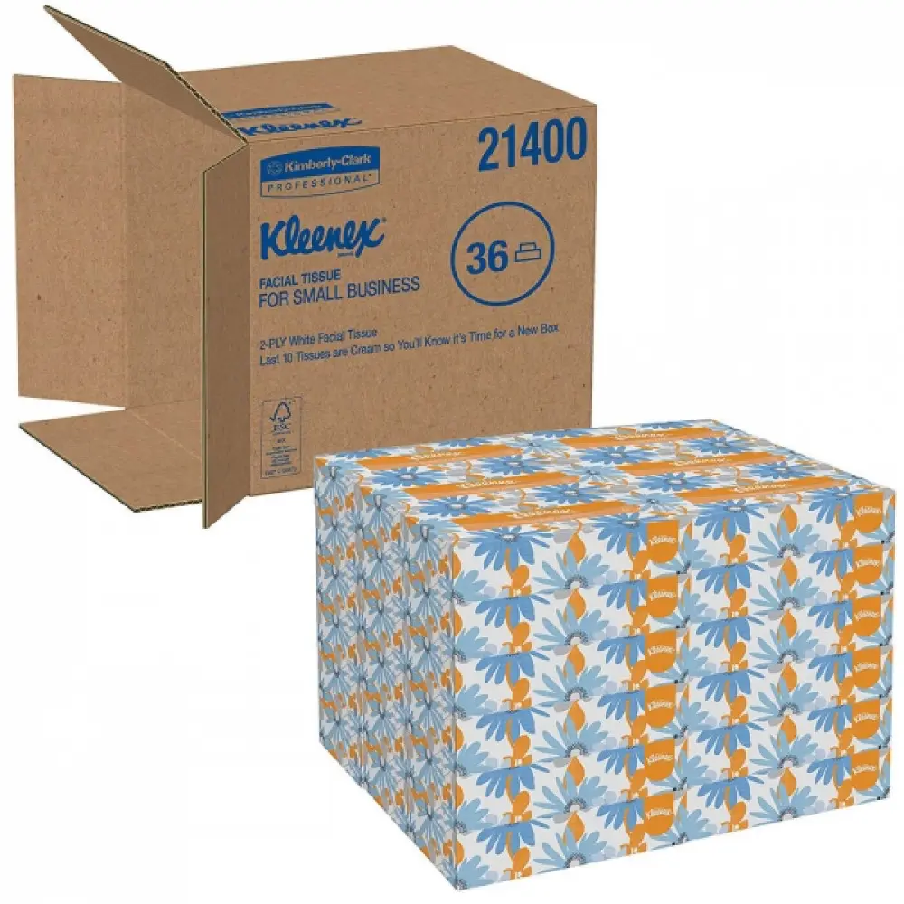 Салфетки для лица Kleenex Pop-Up 2-сл,100 л, белые, 36шт/упак — изображение 4
