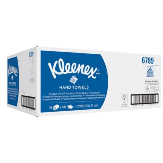 Полотенца для рук в пачках Kleenex Ultra, 2-сл, 186л, белый, 15шт/упак