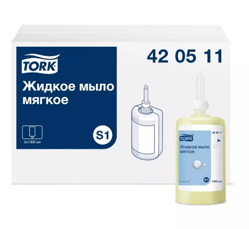 Tork жидкое мыло мягкое, категория Advanced, 1000 мл — изображение 4