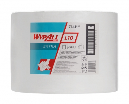 WypAll L10 EXTRA Протирочный материал - большой рулон/белый/1500л