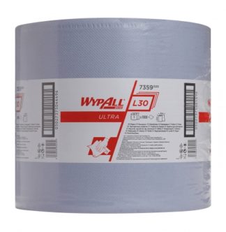 WypAll L30 ULTRA Протирочный материал-большой рулон/синий/3-сл/38*35см/1000л