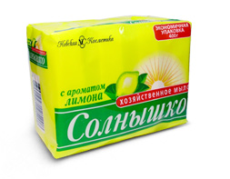 Мыло хозяйственное Солнышко, 140гр