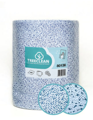 TreeClean Протирочный материал нетканый 80136 синий