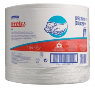 8356 Протирочный материал в рулонах WypAll X50 белый (1 рулон 1100 листов)