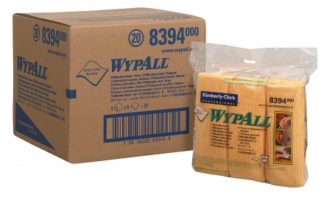 Салфетка из микрофибры полировочная Wypall Microfibre Cloth, 1-сл, 40*40см, желтый, 6шт/упак