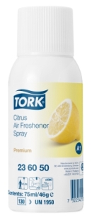 Освежитель воздуха Tork Premium A1 цитрус 75мл, 12шт/упак