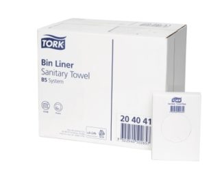 Пакеты гигиенические полиэтиленовые Tork 2литр, белые, 25 изд/шт, 48шт/упак