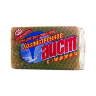 Мыло хозяйственное с глицерином Аист, 150гр, 70% 60шт/упак