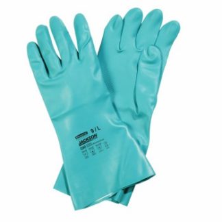 Перчатки нитриловые химически стойкие Kleenguard G80, зеленый, размер 8-М, 1*12 пар