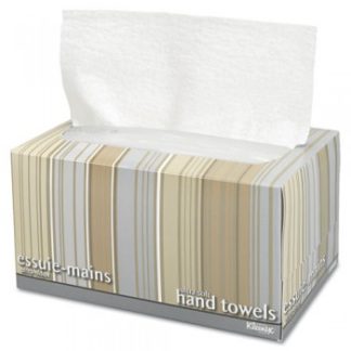 Полотенца для рук  в пачках Kleenex Ultra Soft Pop-Up, 1-сл, 70л, белый,18шт/упак