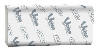 Полотенца для рук в пачках Z-слож.Veiro Prof.Comfort ,F2, 2-сл, 24*21,6см, 200л, белый, 21шт/упак