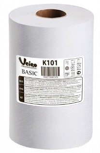 Бумажные полотенца в рулонах Veiro Professional Basic, 2 рул/уп