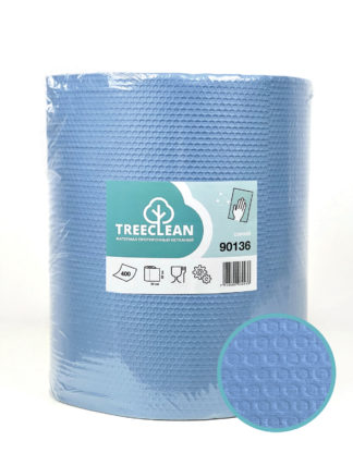 90136 TreeClean протирочный материал в рулоне, синий