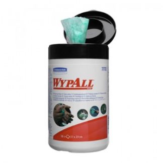 Материал протирочный влажный Wypall Cleaning, 27*27см, 50л, туба, зеленый, 6шт/упак