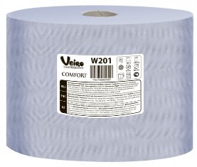 Материал протирочный в рулонах Veiro Prof. Comfort, 2-сл 24*35см, 350м, 1000л, синий, 2рул/упак