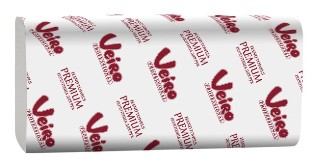 Полотенца для рук в пачках Z-слож.Veiro Prof.Premium ,F2, 2-сл, 24*21,6см, 200л, белый,  21шт/упак