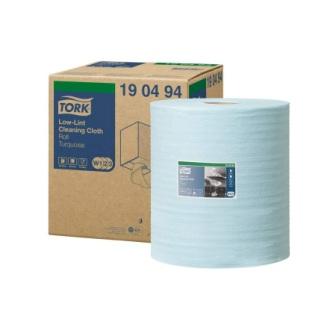 Материал протирочный нетканый безворсовый Tork Premium, W1,1-сл,500л,180*27,5см,синий