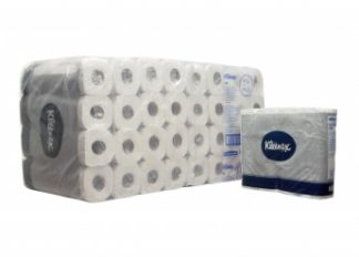 Бумага туалетная в стандартных рулонах Kleenex 2-сл(24,6м), 96рул/упак (4рул в запайке)