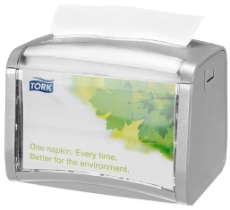 Диспенсер для салфеток настольный Tork Xpressnap® N4, серый