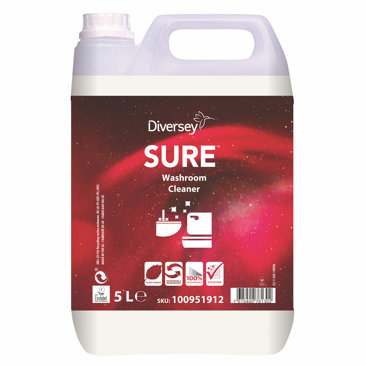 SURE Washroom Cleaner, 6*1l — изображение 2