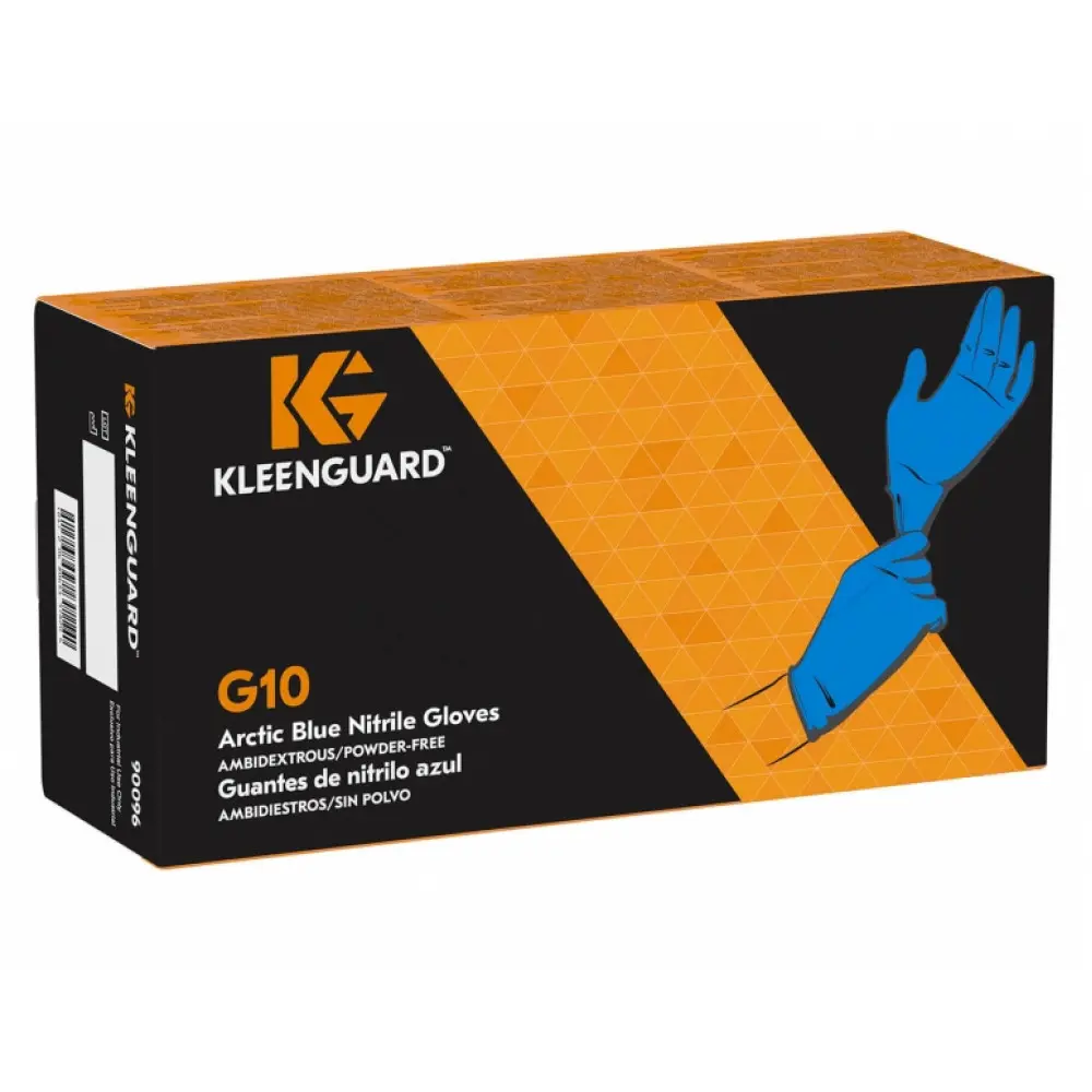 Перчатки нитриловые неопудренные Kleenguard G10, размер M, синий, 200 изд/шт,10шт/упак — изображение 3