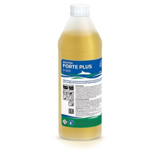Щелочное средство, для мытья всех водостойких поверхностей. Ph 11,5, Dolphin Forte Plus, 1л