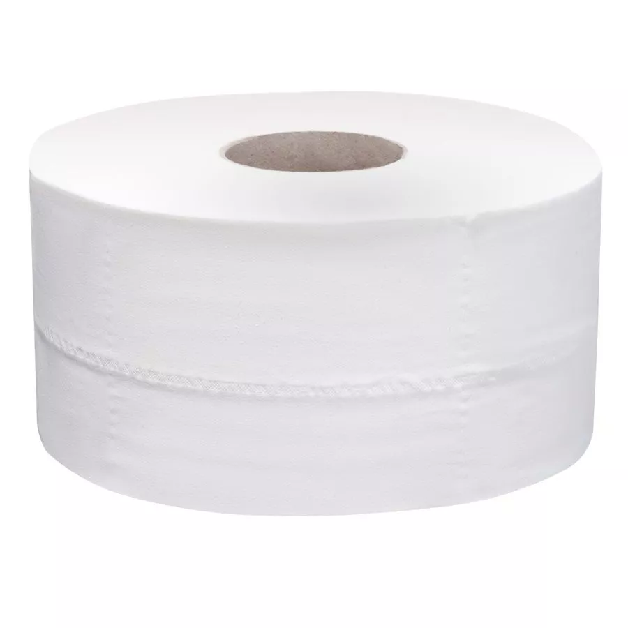 Бумага туалетная в мини-рулонах FOCUS Jumbo, 2-сл,12*9.5,168м,1400л, белый, 12рул/упак — изображение 3