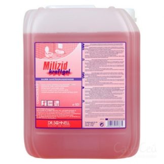 Средство кислотное для генеральной очистки санитарных зон Milizid Kraftgel 10л,