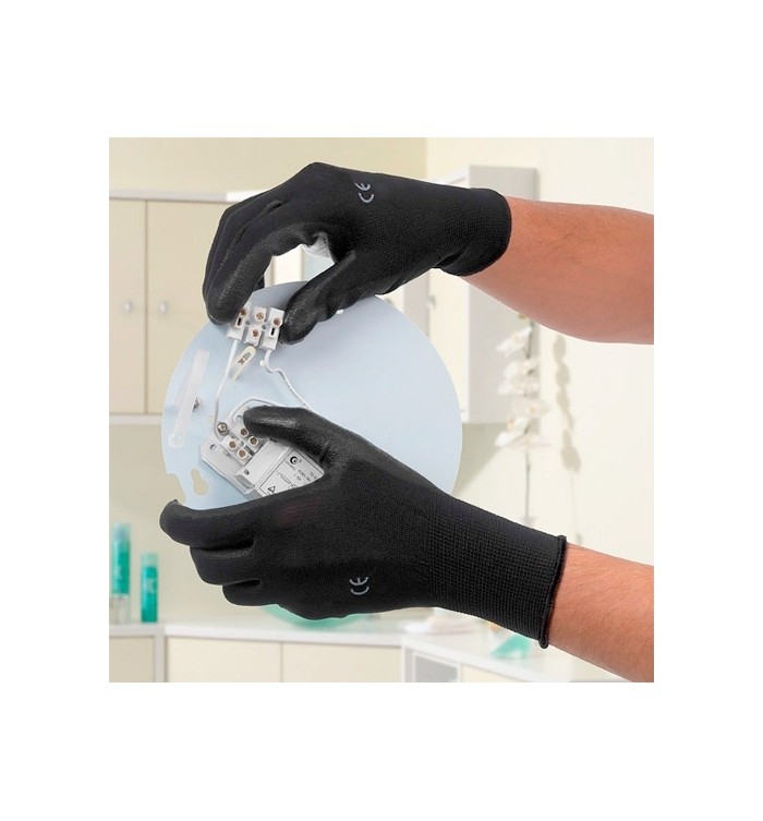 Перчатки с полиур. покрыт. многор. Jackson Safety G40 для защ.от мех.повр.,р-р 10, черный, 12пар — изображение 3
