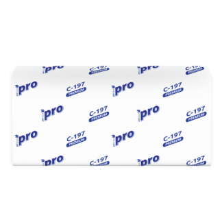 С197 Protissue полотенца бумажные листовые V-сложение, 2-сл, 22*21, 200л, 20шт/уп